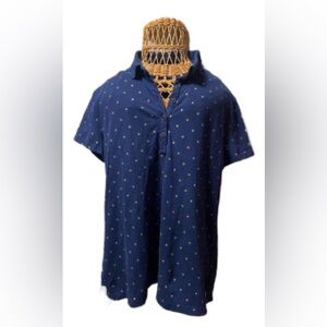 Tommy Hilfiger Women’s Polo Blue Size Large